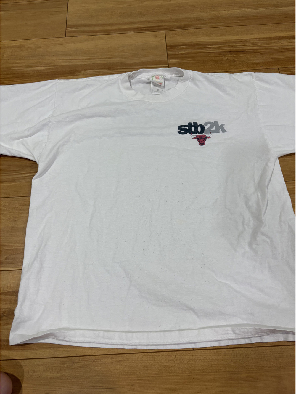 🐂 Vintage 2000 Chicago Bulls "stb2k" Corporate Challenge Tee 🐂